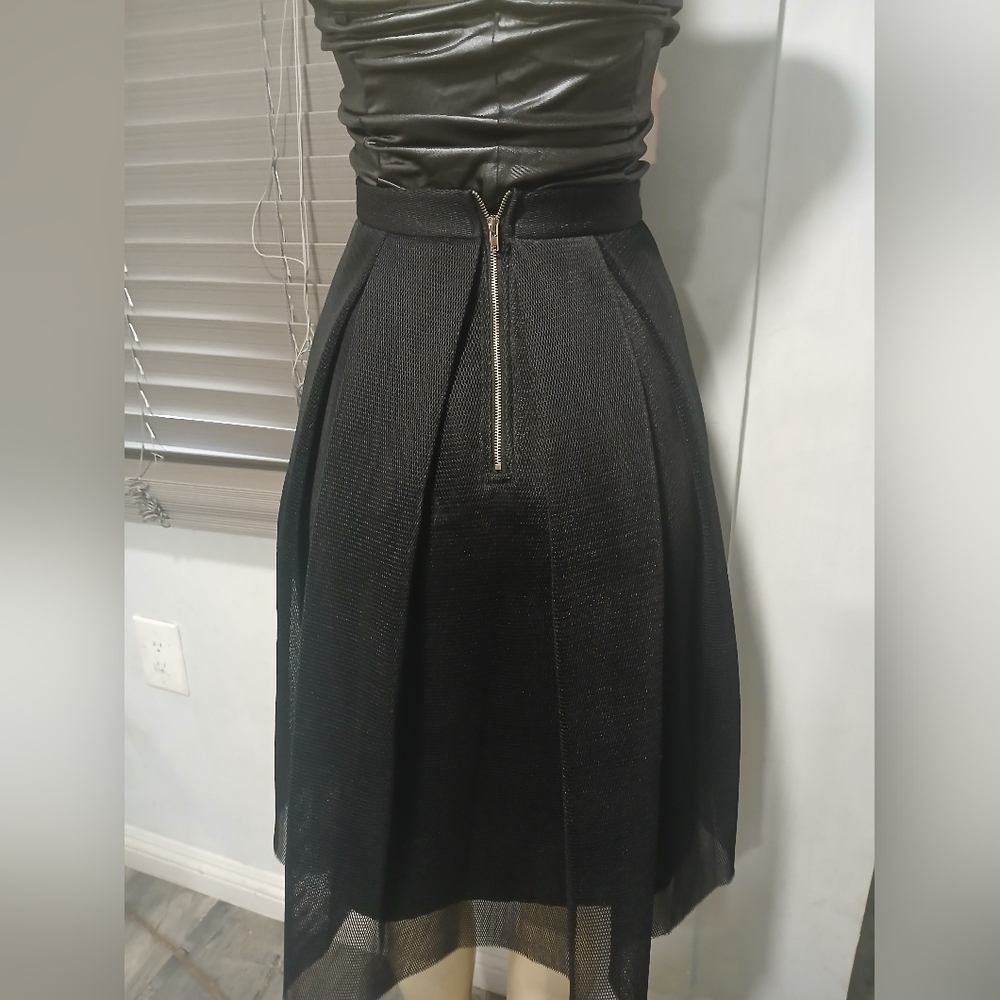 Aqua Black Midi Skirt - Picture 3 of 7